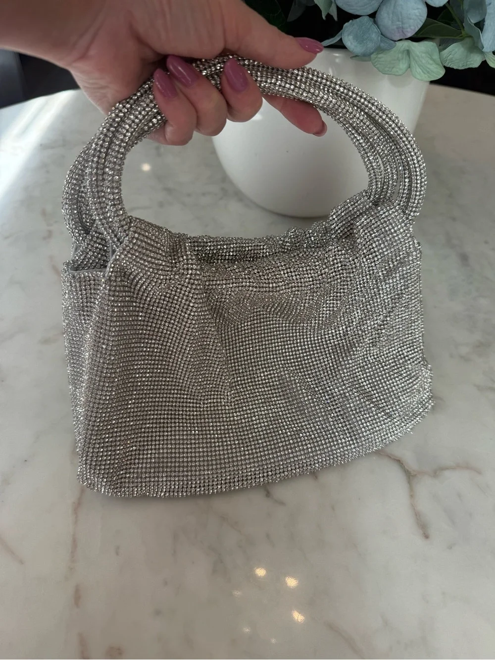 Jonathan Simkhai Clear Ellerie Crystal Mini Bag